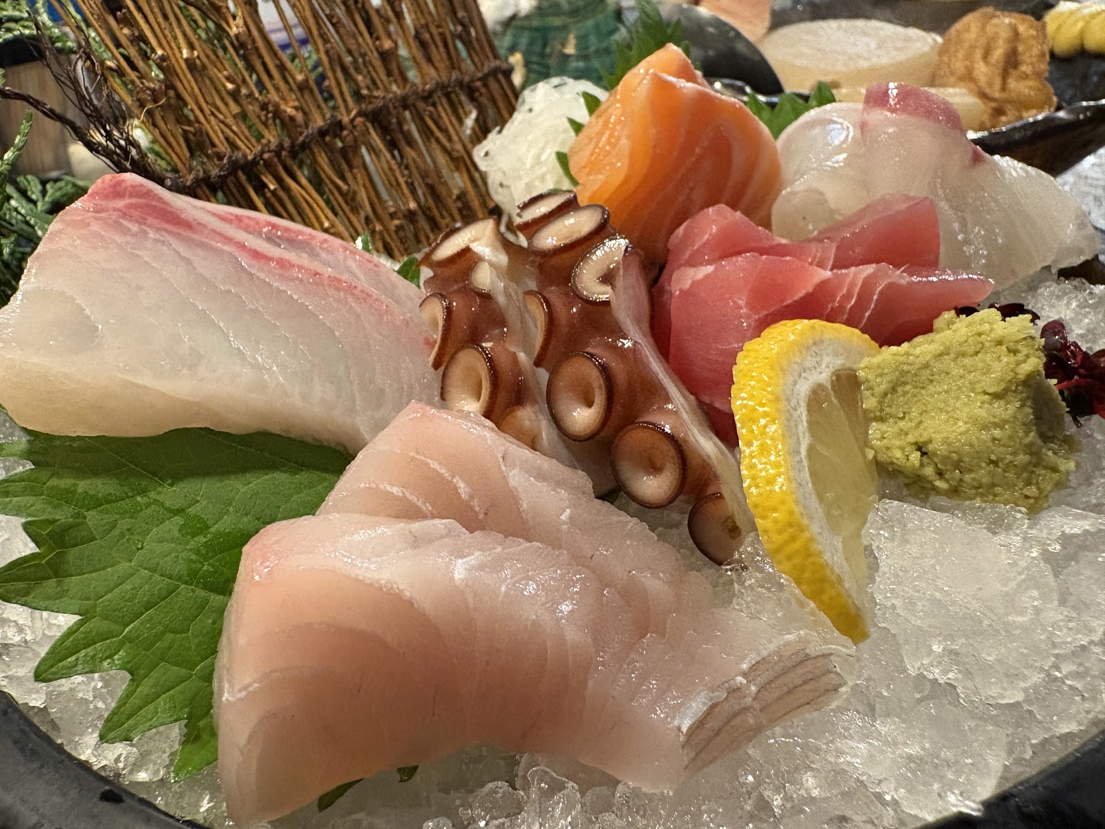 産直の刺し盛り